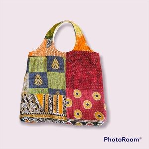 Vintage Kantha Shoulder Bag